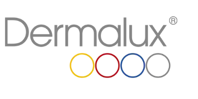 Logo fototerapia LED Dermalux – disponibile presso alestetics® Zurigo